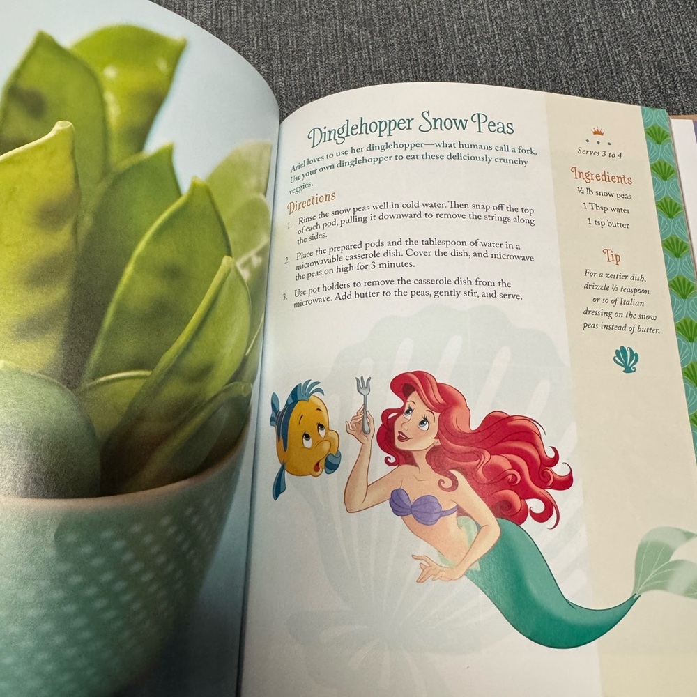 Disney Princess Cookbook with Purple and Cream Accents - Picture 6 of 8
